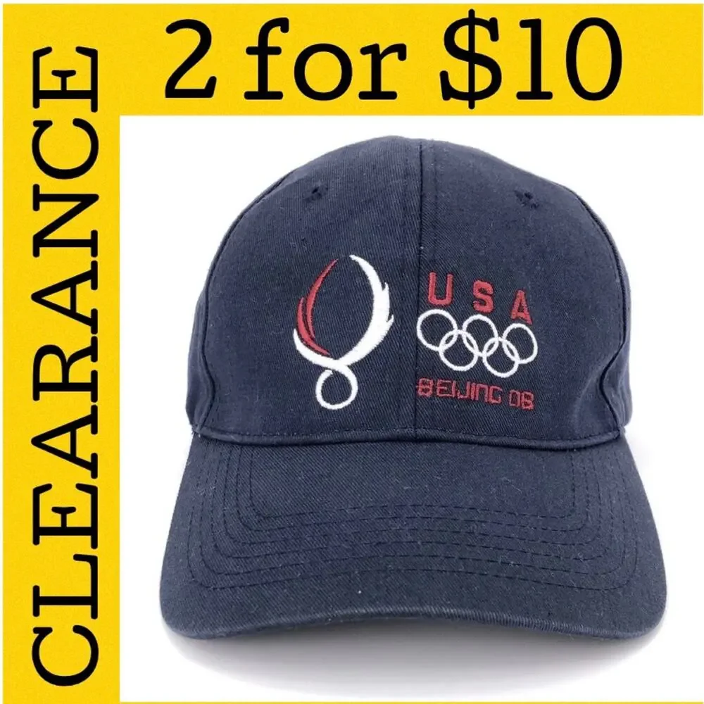 🟡 USA Beijing 2008 Olympics hat